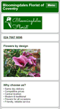 Mobile Screenshot of bloomingdalesflorist-coventry.co.uk